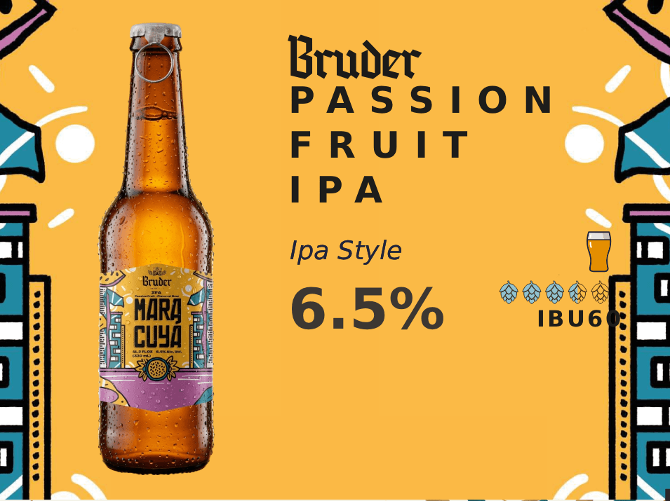 Bruder Passion Fruit IPA