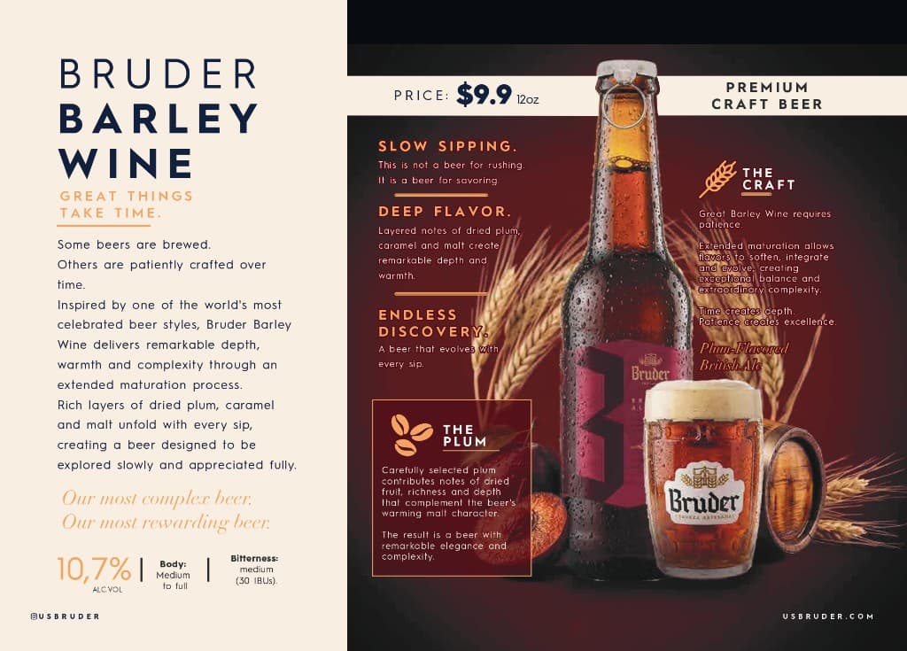 Barley Wine — Plum-Flavored British Ale